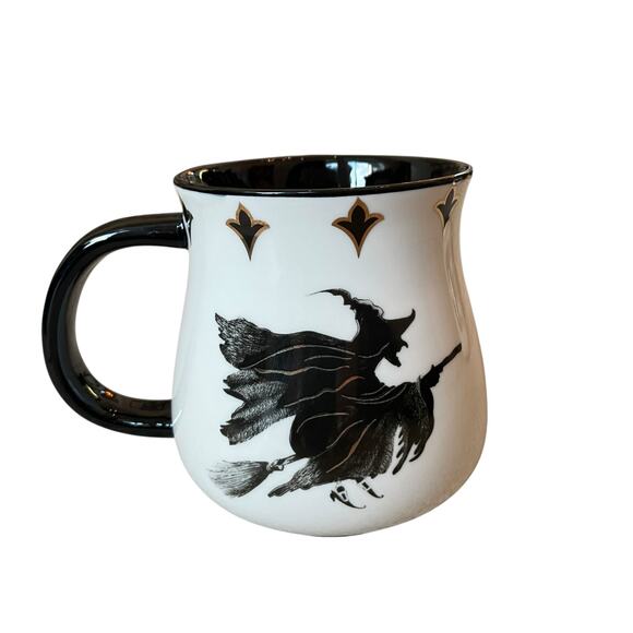 Potter's Studio Halloween WICKED WITCH Mugs Set of 2 Spooky Boo New - Picture 5 of 11